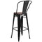 Flash Furniture Metal Barstool, 30", Black CH-31320-30GB-BK-WD-GG - alternate 6