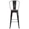 Flash Furniture Metal Barstool, 30", Black CH-31320-30GB-BK-WD-GG - alternate 10