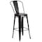 Flash Furniture 30" High Black-Antique Gold Metal Barstool w/Back CH-31320-30GB-BQ-GG - alternate 6