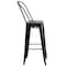 Flash Furniture 30" High Black-Antique Gold Metal Barstool w/Back CH-31320-30GB-BQ-GG - alternate 10