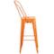 Flash Furniture 30" High Orange Metal Indoor-Outdoor Barstool CH-31320-30GB-OR-GG - alternate 10