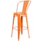 Flash Furniture 30" High Orange Metal Indoor-Outdoor Barstool CH-31320-30GB-OR-GG - alternate 2