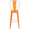 Flash Furniture 30" High Orange Metal Indoor-Outdoor Barstool CH-31320-30GB-OR-GG - alternate 9