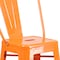 Flash Furniture 30" High Orange Metal Indoor-Outdoor Barstool CH-31320-30GB-OR-GG - alternate 8