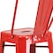 Flash Furniture 30" High Red Metal Indoor-Outdoor Barstool CH-31320-30GB-RED-GG - alternate 2