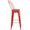 Flash Furniture Metal Barstool, 30", Red, Seat Material: Wood CH-31320-30GB-RED-WD-GG - alternate 2