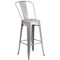 Flash Furniture 30" High Silver Metal Indoor-Outdoor Barstool CH-31320-30GB-SIL-GG - alternate 3