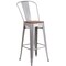 Flash Furniture Metal Barstool, 30", Silver CH-31320-30GB-SIL-WD-GG - alternate 7