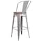 Flash Furniture Metal Barstool, 30", Silver CH-31320-30GB-SIL-WD-GG - alternate 5