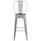 Flash Furniture Metal Barstool, 30", Silver CH-31320-30GB-SIL-WD-GG - alternate 9