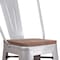 Flash Furniture Metal Barstool, 30", Silver CH-31320-30GB-SIL-WD-GG - alternate 10