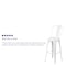 Flash Furniture 30" High White Metal Indoor-Outdoor Barstool CH-31320-30GB-WH-GG - alternate 4