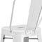 Flash Furniture 30" High White Metal Indoor-Outdoor Barstool CH-31320-30GB-WH-GG - alternate 8