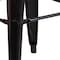 Flash Furniture 30" High No Back Black-Gold Square Metal Barstool CH-31320-30-BQ-GG - alternate 10