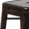 Flash Furniture 30" High No Back Black-Gold Square Metal Barstool CH-31320-30-BQ-GG - alternate 8