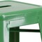 Flash Furniture 30" High No Back Green Metal Barstool Square Seat CH-31320-30-GN-GG - alternate 8