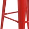 Flash Furniture Metal Barstool, 30", Red, Backrest: Backless CH-31320-30-RED-WD-GG - alternate 9