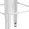 Flash Furniture 30" High No Back White Metal Barstool Square Seat CH-31320-30-WH-GG - alternate 10