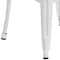 Flash Furniture 30" High No Back White Metal Barstool Square Seat CH-31320-30-WH-GG - alternate 6