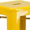Flash Furniture 30" High No Back Yellow Metal Barstool Square Seat CH-31320-30-YL-GG - alternate 7