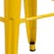 Flash Furniture 30" High No Back Yellow Metal Barstool Square Seat CH-31320-30-YL-GG - alternate 6