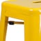 Flash Furniture 30" High No Back Yellow Metal Barstool Square Seat CH-31320-30-YL-GG - alternate 10