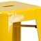 Flash Furniture 30" High No Back Yellow Metal Barstool Square Seat CH-31320-30-YL-GG - alternate 8