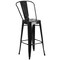 Flash Furniture Square 27.75" W, 27.75" L, 40" H, Metal, Black CH-31330B-2-30GB-BK-GG - alternate 4
