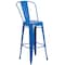 Flash Furniture Square 27.75" W, 27.75" L, 40" H, Metal, Blue CH-31330B-2-30GB-BL-GG - alternate 2