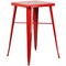 Flash Furniture Square 27.75" W, 27.75" L, 40" H, Metal, Red CH-31330B-2-30GB-RED-GG - alternate 4