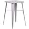 Flash Furniture Square 27.75" W, 27.75" L, 40" H, Metal, Grey CH-31330B-2-30GB-SIL-GG - alternate 5