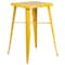 Flash Furniture Square 27.75" W, 27.75" L, 40" H, Metal, Yellow CH-31330B-2-30GB-YL-GG - alternate 4