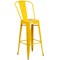 Flash Furniture Square 27.75" W, 27.75" L, 40" H, Metal, Yellow CH-31330B-2-30GB-YL-GG - alternate 5