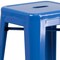 Flash Furniture Square 27.75" W, 27.75" L, 40" H, Metal, Blue CH-31330B-2-30SQ-BL-GG - alternate 10