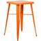 Flash Furniture Square 27.75" W, 27.75" L, 40" H, Metal, Orange CH-31330B-2-30SQ-OR-GG - alternate 5
