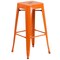 Flash Furniture Square 27.75" W, 27.75" L, 40" H, Metal, Orange CH-31330B-2-30SQ-OR-GG - alternate 4