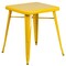 Flash Furniture Square 27.75" W, 27.75" L, 29" H, Metal, Yellow CH-31330-2-30-YL-GG - alternate 4