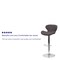 Flash Furniture Charcoal Fabric Barstool, Adj Height CH-321-BKFAB-GG - alternate 8