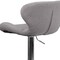 Flash Furniture Gray Fabric Barstool, Adj Height CH-321-GYFAB-GG - alternate 6