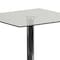 Flash Furniture Square 23.75" W, 23.75" L, 30" H, Glass, White CH-4-GG - alternate 8