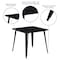 Flash Furniture Square 31.75" W, 31.75" L, 29.5" H, Metal Top, Black CH-51040-29-BK-GG - alternate 5