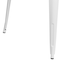 Flash Furniture Square 35.5" W, 35.5" L, 29.75" H, Metal Top, White CH-51050-29-WH-GG - alternate 7