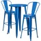 Flash Furniture Round 24" W, 24" L, 41" H, Metal, Blue CH-51080BH-2-30CAFE-BL-GG - alternate 4