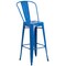 Flash Furniture Round 24" W, 24" L, 41" H, Metal, Blue CH-51080BH-2-30CAFE-BL-GG - alternate 5