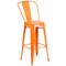 Flash Furniture Round 24" W, 24" L, 41" H, Metal, Orange CH-51080BH-2-30CAFE-OR-GG - alternate 5