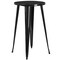 Flash Furniture Round 24" W, 24" L, 41" H, Metal, Black CH-51080BH-2-30SQST-BK-GG - alternate 5