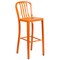 Flash Furniture Round 24" W, 24" L, 41" H, Metal, Orange CH-51080BH-2-30VRT-OR-GG - alternate 2