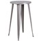 Flash Furniture Round 24" W, 24" L, 41" H, Metal, Grey CH-51080BH-2-30VRT-SIL-GG - alternate 3