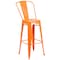 Flash Furniture Round 24" W, 24" L, 41" H, Metal, Orange CH-51080BH-4-30CAFE-OR-GG - alternate 3