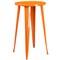 Flash Furniture Round 24" W, 24" L, 41" H, Metal, Orange CH-51080BH-4-30SQST-OR-GG - alternate 2